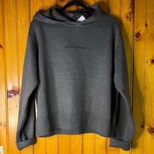 White Fox Boutique It’s Cool Knit Hoodie